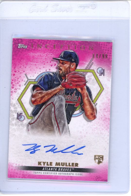 Kyle Muller 2022 Topps Inception #BRES-KM Rookie & Emerging Stars Autographs - Magenta /99 RAW