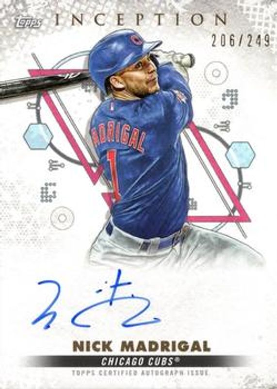 Nick Madrigal 2022 Topps Inception #BRES-NM Rookie & Emerging Stars Autographs /299 RAW