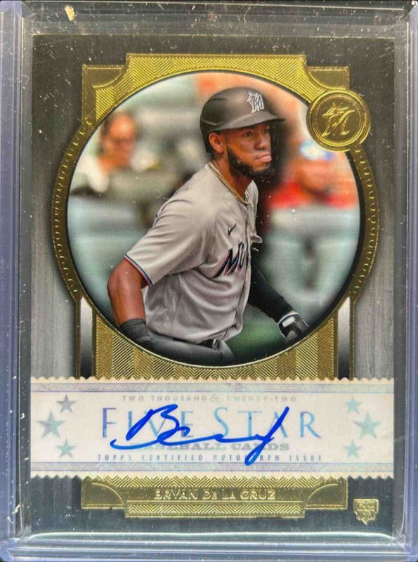 Bryan De La Cruz 2022 Topps Five Star #FSA-DLC Base Rookie RAW