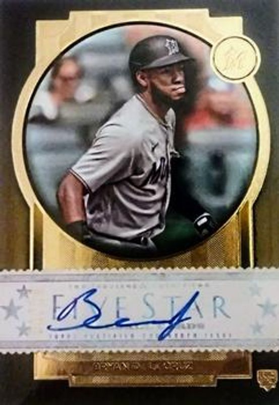 Bryan De La Cruz 2022 Topps Five Star #FSA-DLC Gold /10 Rookie RAW