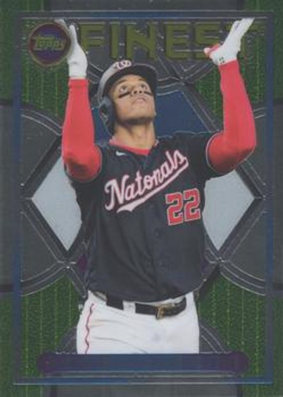 Juan Soto 2022 Topps Finest Flashbacks #89 Base RAW