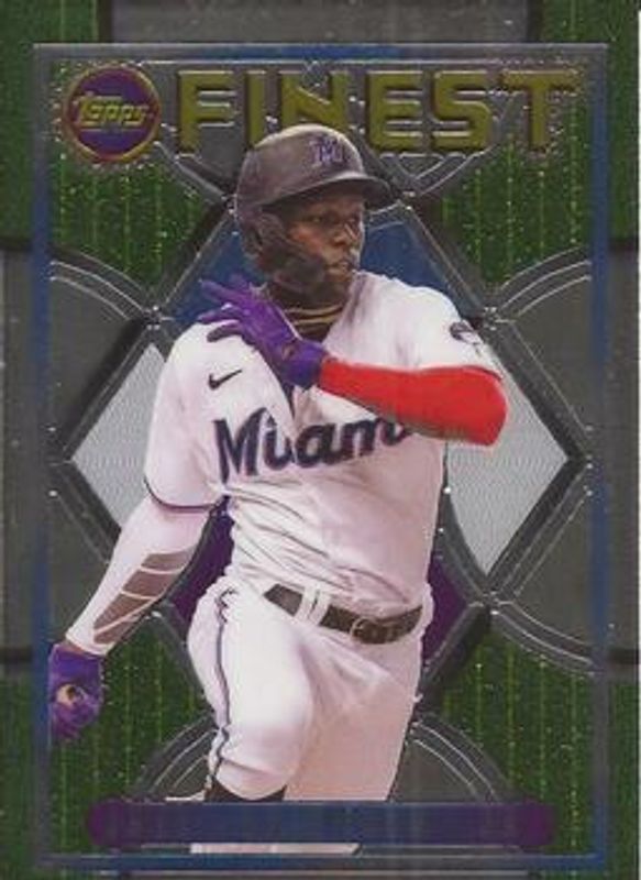 Jazz Chisholm Jr. 2022 Topps Finest Flashbacks #98 Base RAW