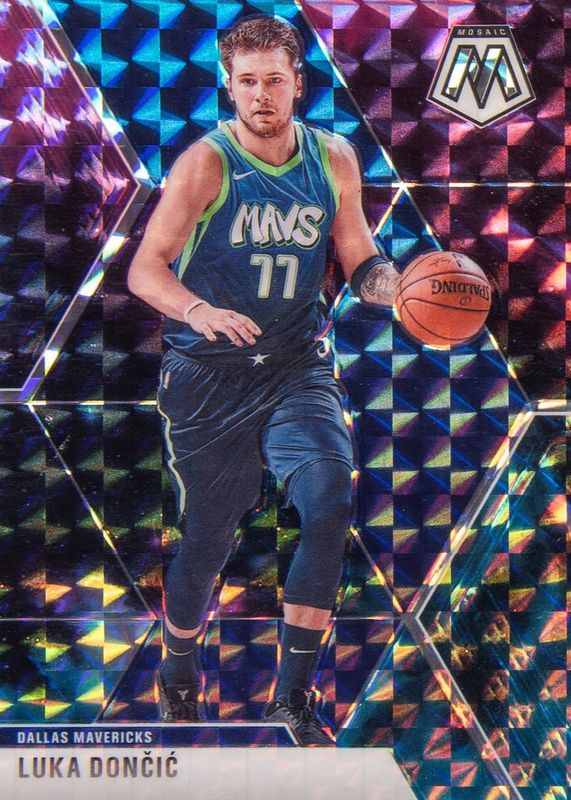 Luka Doncic 2019 Mosaic #44 Choice Nebula /1 PSA 10