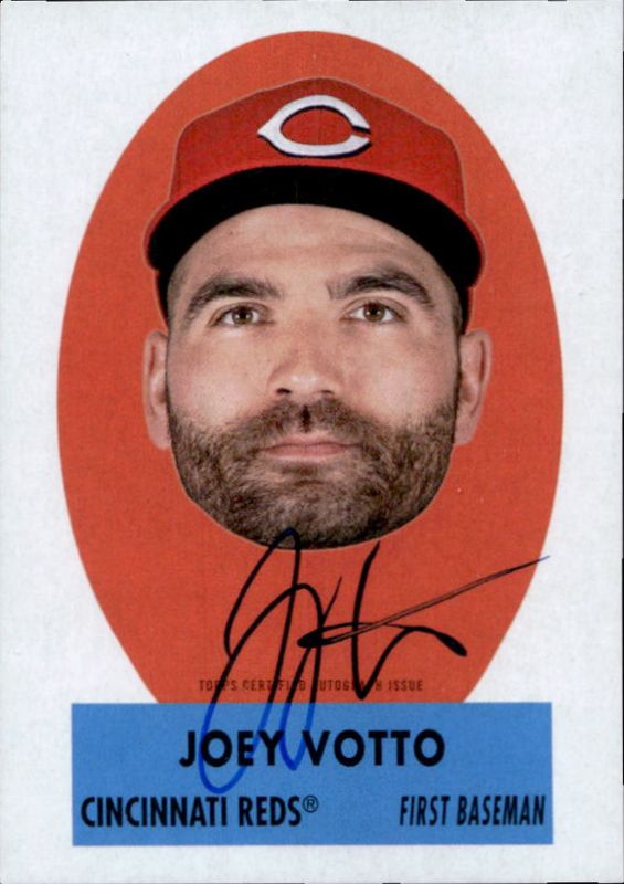 Joey Votto 2021 Topps Archives #TPOA-JV 1963 Topps Peel-Off Autographs /125 RAW