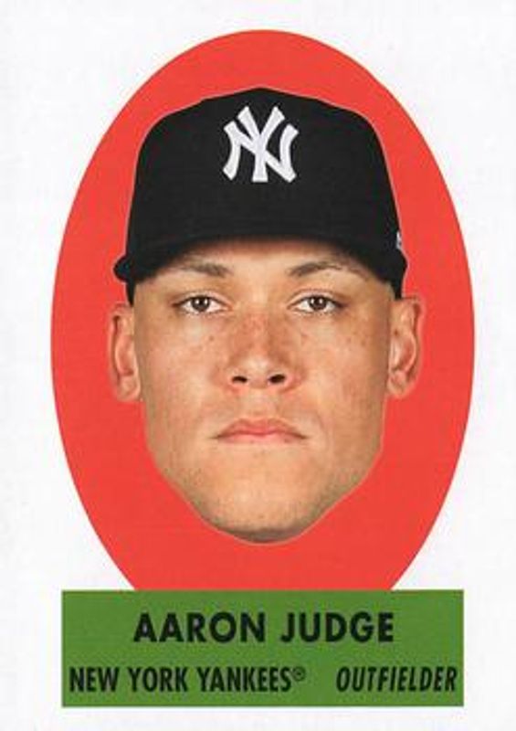 Aaron Judge 2021 Topps Archives #69PO-7 1963 Topps Peel-Off RAW