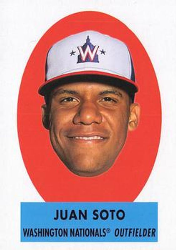 Juan Soto 2021 Topps Archives #69PO-10 1963 Topps Peel-Off RAW