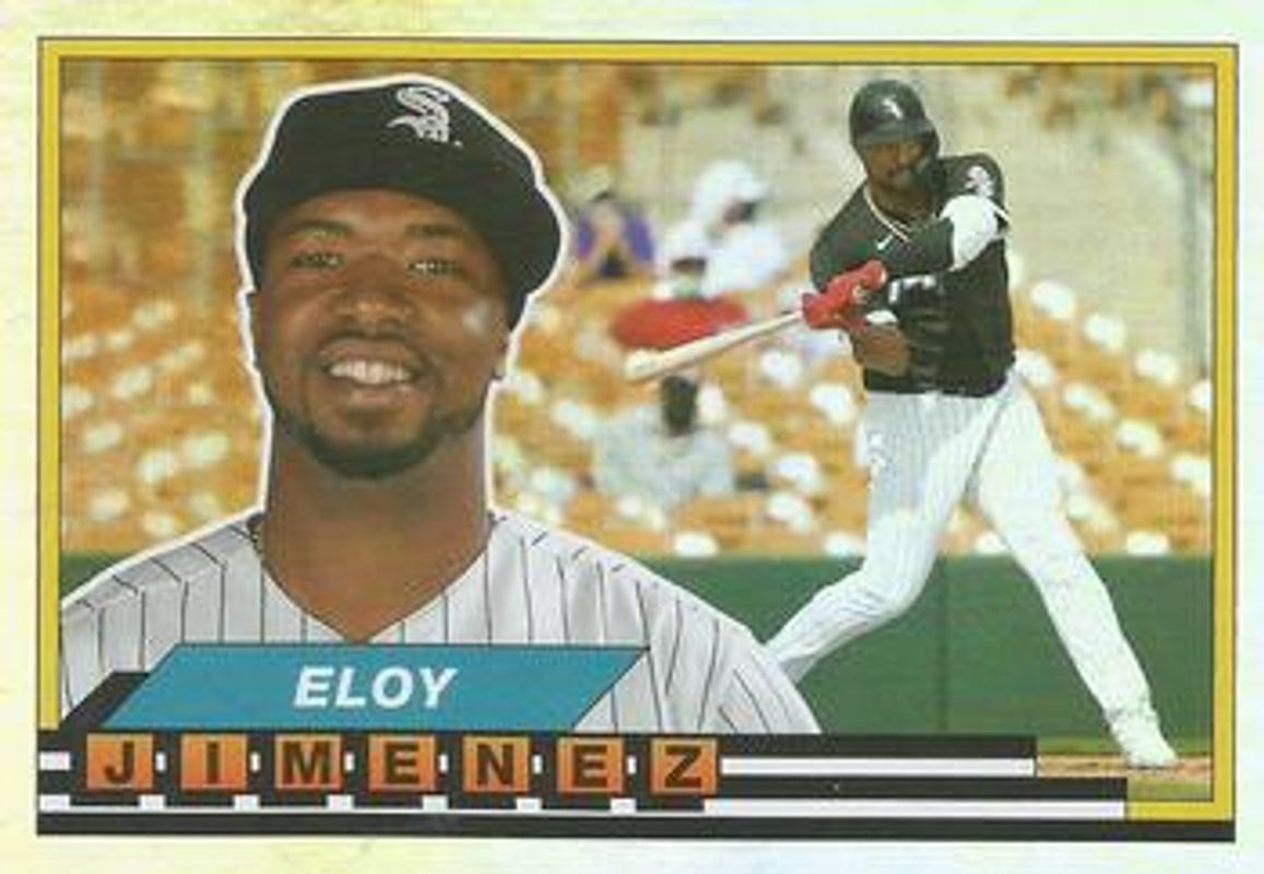 Eloy Jimenez 2021 Topps Archives #89BF-36 1989 Topps Big Foil RAW