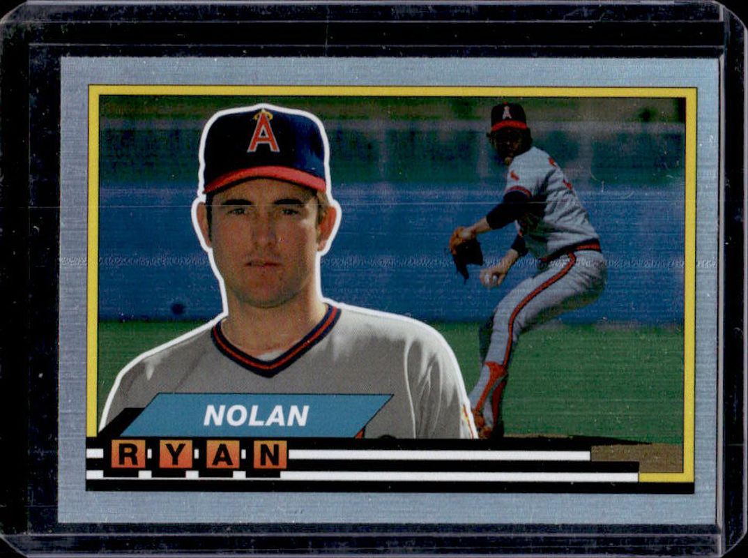 Nolan Ryan 2021 Topps Archives #89BF-6 1989 Topps Big Foil Autographs RAW