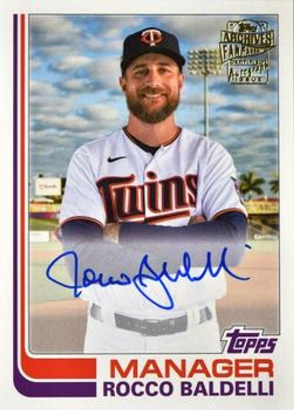 2021 Topps Archives #FFA-RB Fan Favorites Autographs