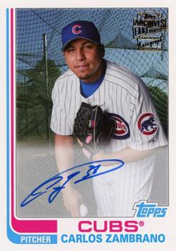 2021 Topps Archives #FFA-CZ Fan Favorites Autographs
