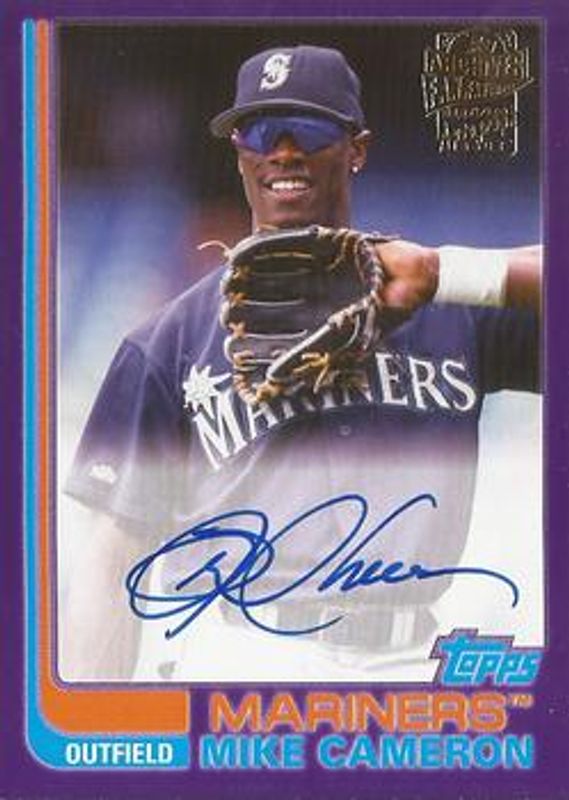 2021 Topps Archives #FFA-MC Fan Favorites Autographs - Purple /150