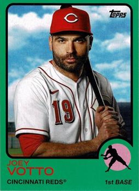 Joey Votto 2021 Topps Archives #102 Green /125 RAW