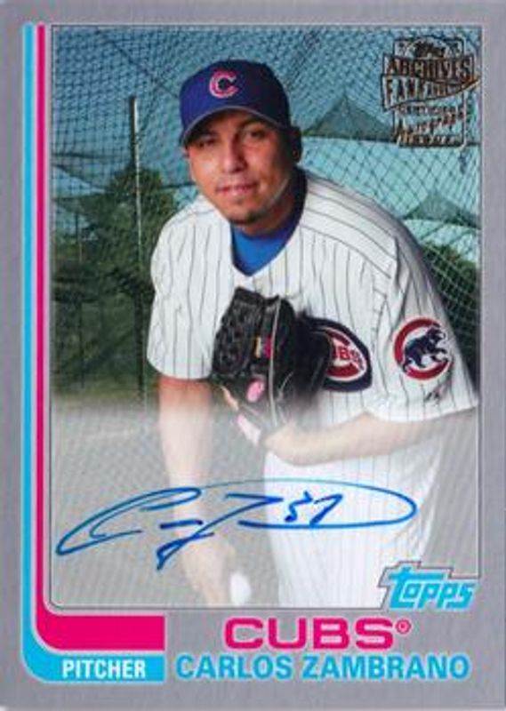 2021 Topps Archives #FFA-CZ Fan Favorites Autographs - Silver /99