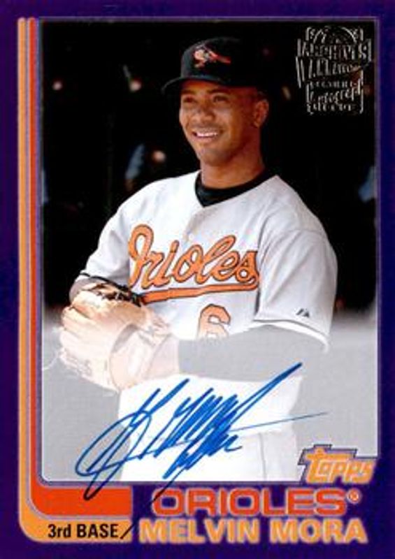2021 Topps Archives #FFA-MM Fan Favorites Autographs - Purple /150