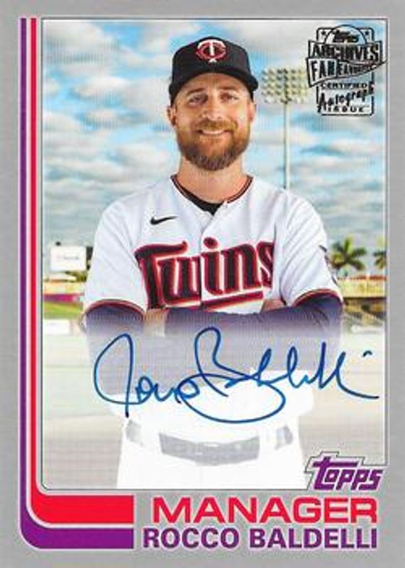 2021 Topps Archives #FFA-RB Fan Favorites Autographs - Silver /99