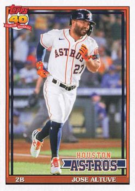 Jose Altuve 2021 Topps Archives #186 Base RAW