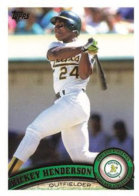 Rickey Henderson 2021 Topps Archives #279 Base RAW