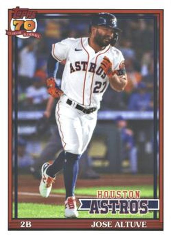 Jose Altuve 2021 Topps Archives #186b Base RAW