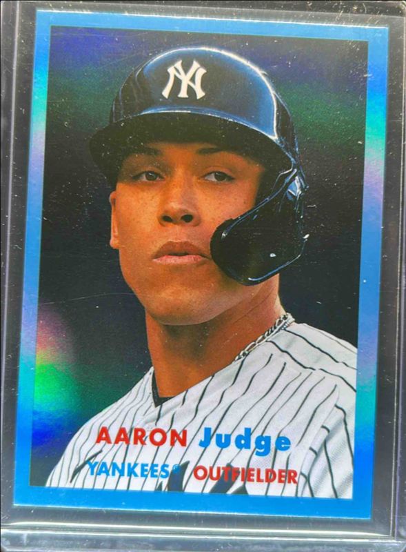 Aaron Judge 2021 Topps Archives #1 Blue Foil /25 RAW