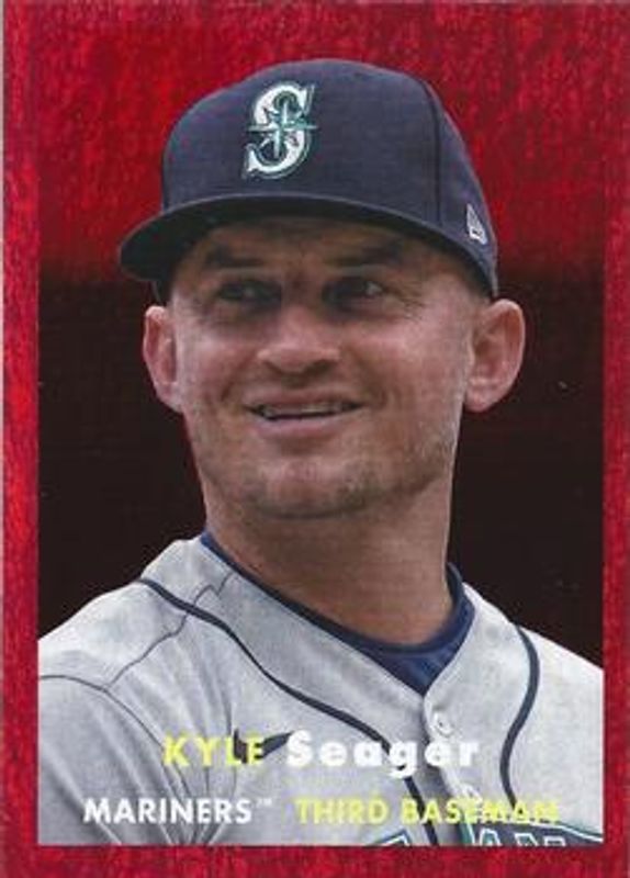Kyle Seager 2021 Topps Archives #47 Red Hot Foil /50 RAW