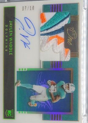 2021 One #123 Premium Rookie Patch Autographs - Gold /10