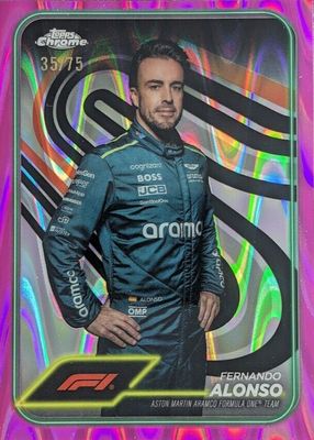 2024 Topps Chrome Formula 1 #11 Pink RayWave Refractor /75