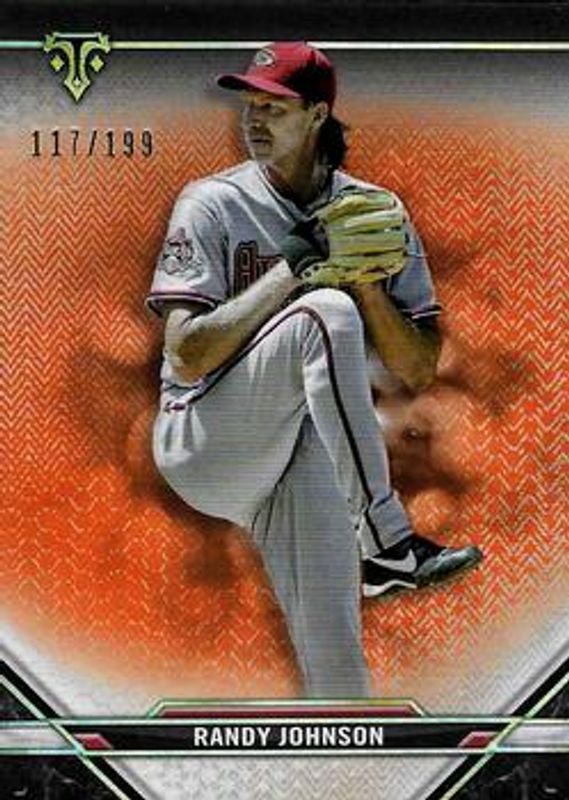 Randy Johnson 2021 Topps Triple Threads #51 Amber /199 RAW