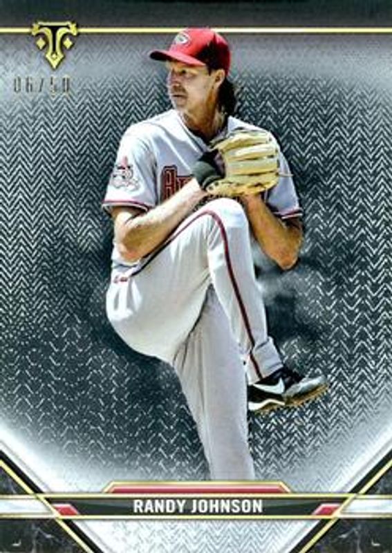 Randy Johnson 2021 Topps Triple Threads #51 Onyx /50 RAW
