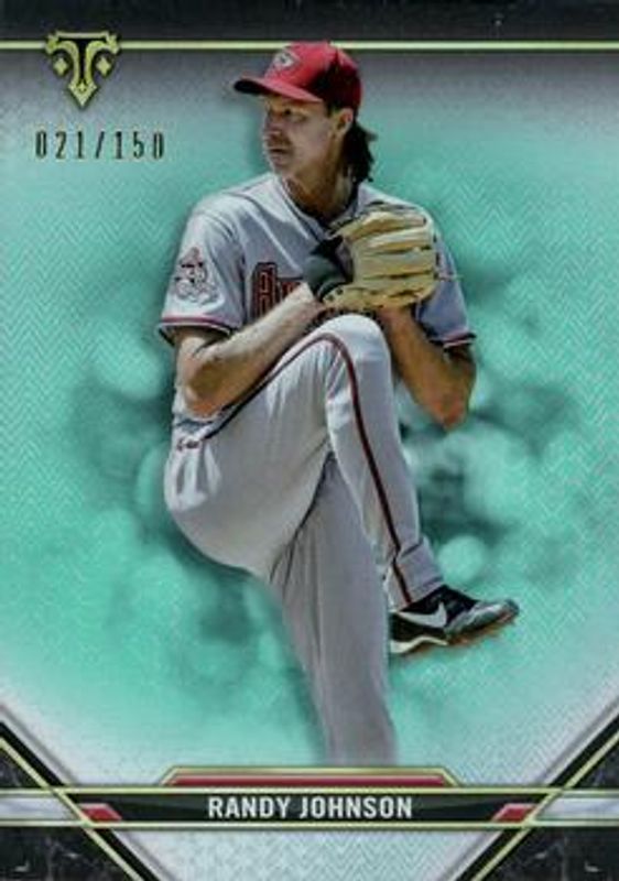Randy Johnson 2021 Topps Triple Threads #51 Aquamarine /150 RAW