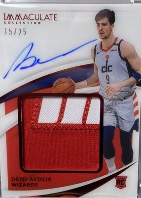 2020 Immaculate #PPA-DAV Premium Patch Autographs - Red (/25)