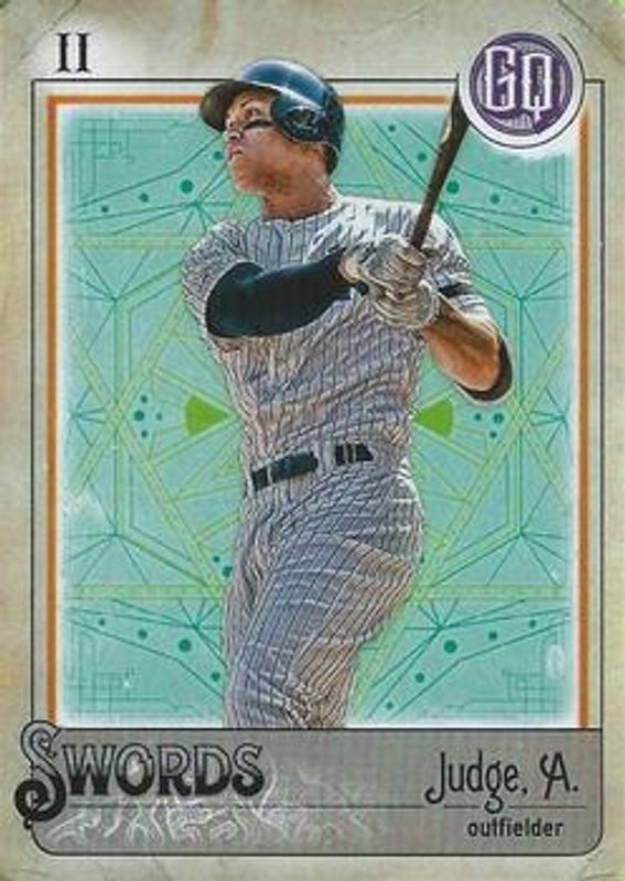 Aaron Judge 2021 Topps Gypsy Queen #TOD-22 Tarot of the Diamond RAW