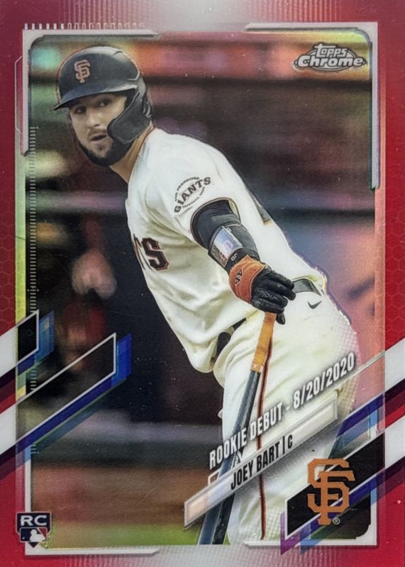 2021 Topps Chrome Update #USC86 Rookie Debut - Red Refractor /25