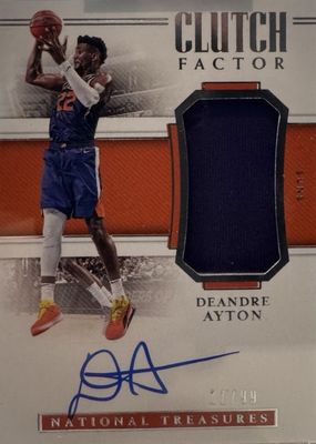 2018 National Treasures #CF-DAY Clutch Factor Signatures (/99)