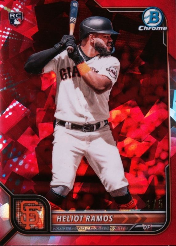 2022 Bowman Chrome Sapphire Edition #96 Red /5