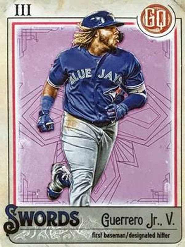 Aaron Judge / Bobby Witt Jr. / Vladimir Guerrero Jr. 2021 Topps Gypsy Queen #TOD-6 Tarot of the Diamond RAW