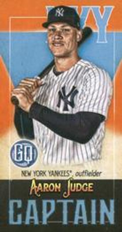 Aaron Judge 2021 Topps Gypsy Queen #CM-AJ Captains Minis RAW