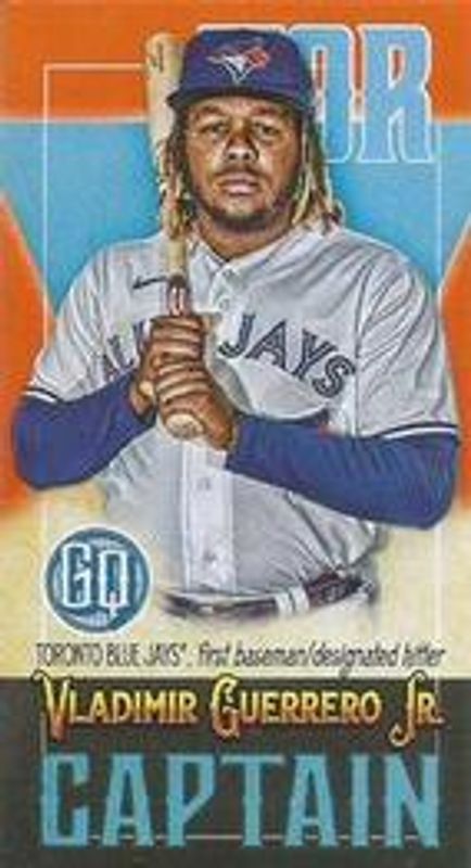 Aaron Judge / Bobby Witt Jr. / Vladimir Guerrero Jr. 2021 Topps Gypsy Queen #CM-VGJ Captains Minis RAW