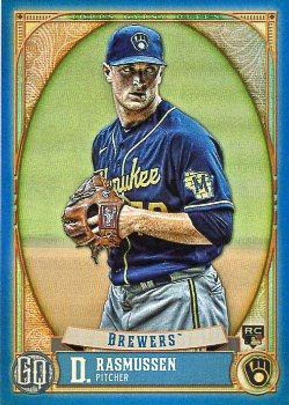 Drew Rasmussen 2021 Topps Gypsy Queen #130 Blue /150 Rookie RAW