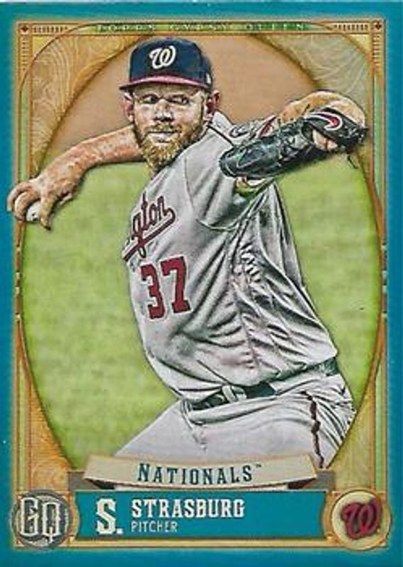 Stephen Strasburg 2021 Topps Gypsy Queen #170 Blue /150 RAW