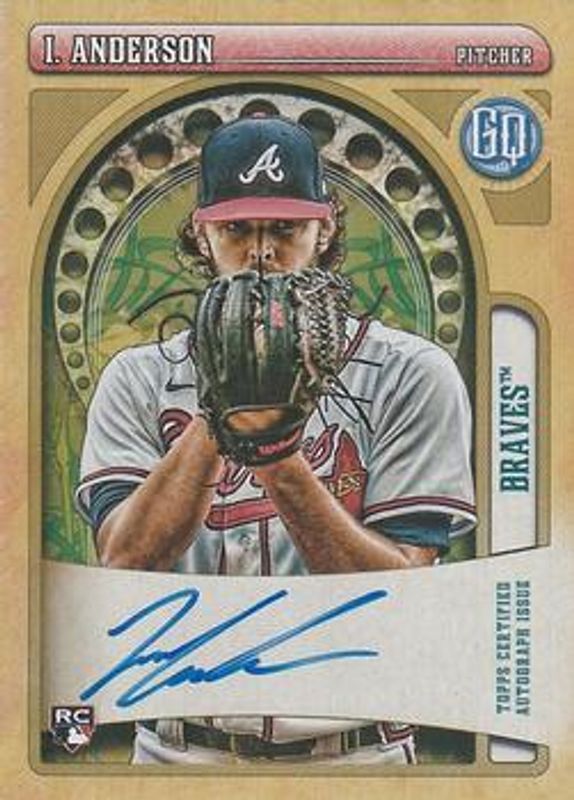 Ian Anderson 2021 Topps Gypsy Queen #GQA-IA Autographs Rookie RAW