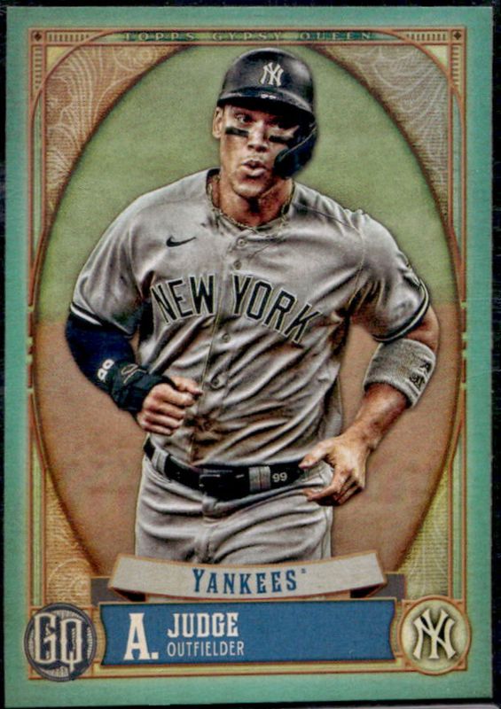 Aaron Judge 2021 Topps Gypsy Queen #212 Turquoise /199 RAW