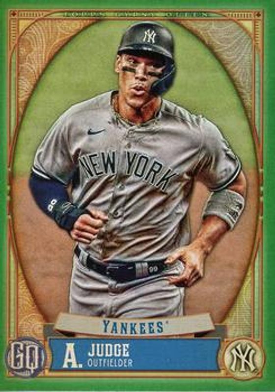 Aaron Judge 2021 Topps Gypsy Queen #212 Green RAW