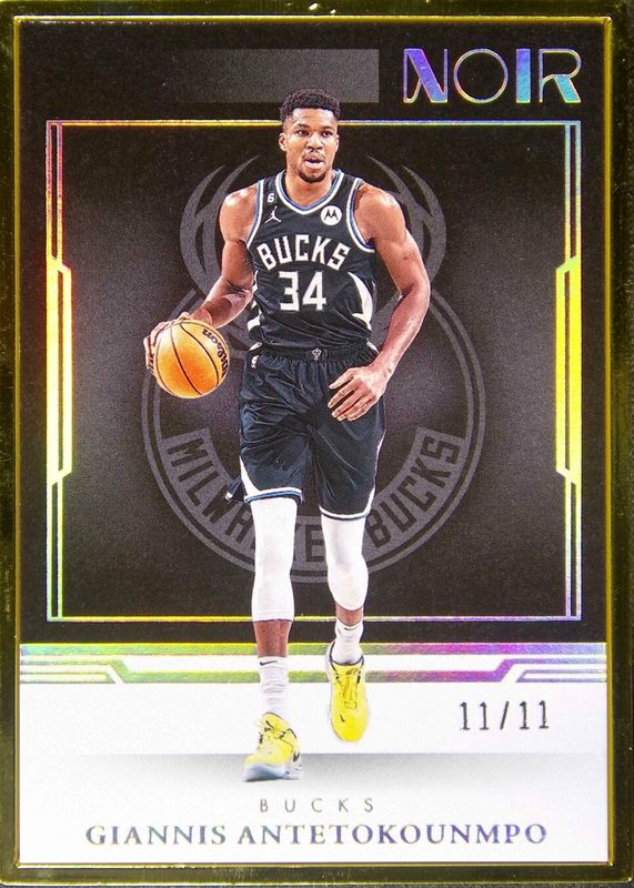 Giannis Antetokounmpo 2022 Noir #204 Statement Edition - FOTL /11 RAW