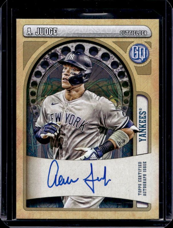 Aaron Judge 2021 Topps Gypsy Queen #GQA-AJ Autographs RAW