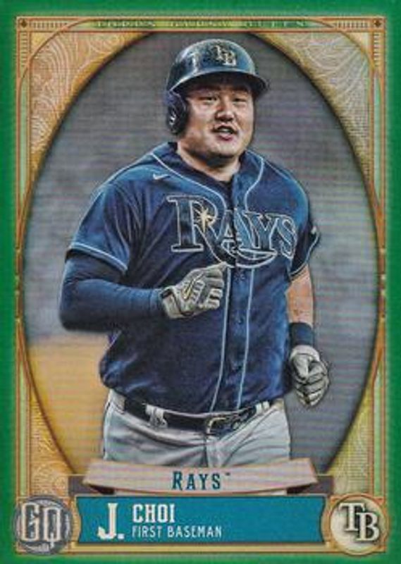 Ji-Man Choi 2021 Topps Gypsy Queen #284 Green RAW