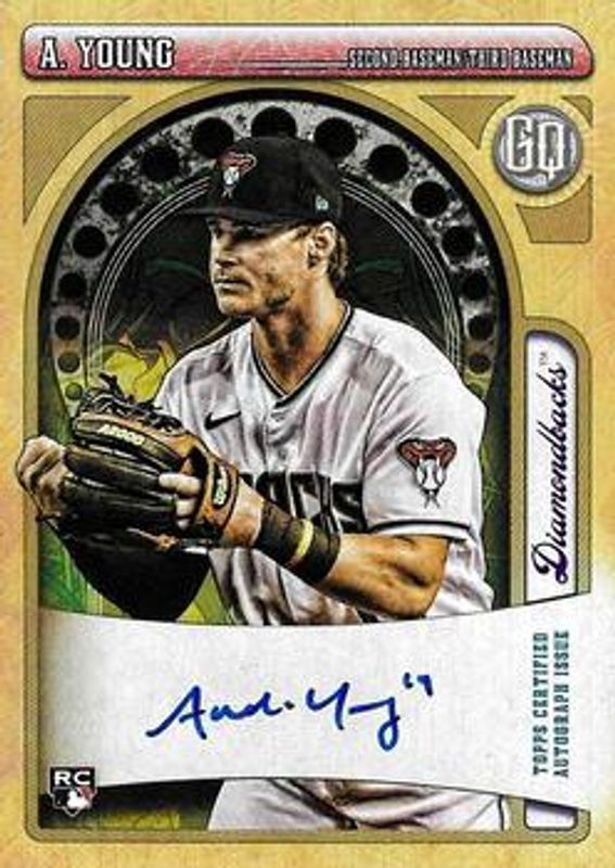 Andy Young 2021 Topps Gypsy Queen #GQA-AY Autographs Rookie RAW