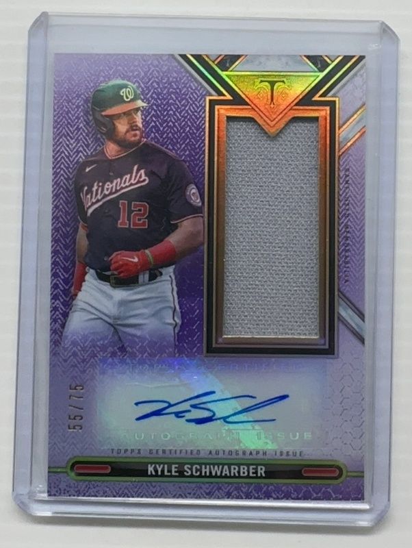 Kyle Schwarber 2021 Topps Triple Threads #ASJR-KS Single Jumbo