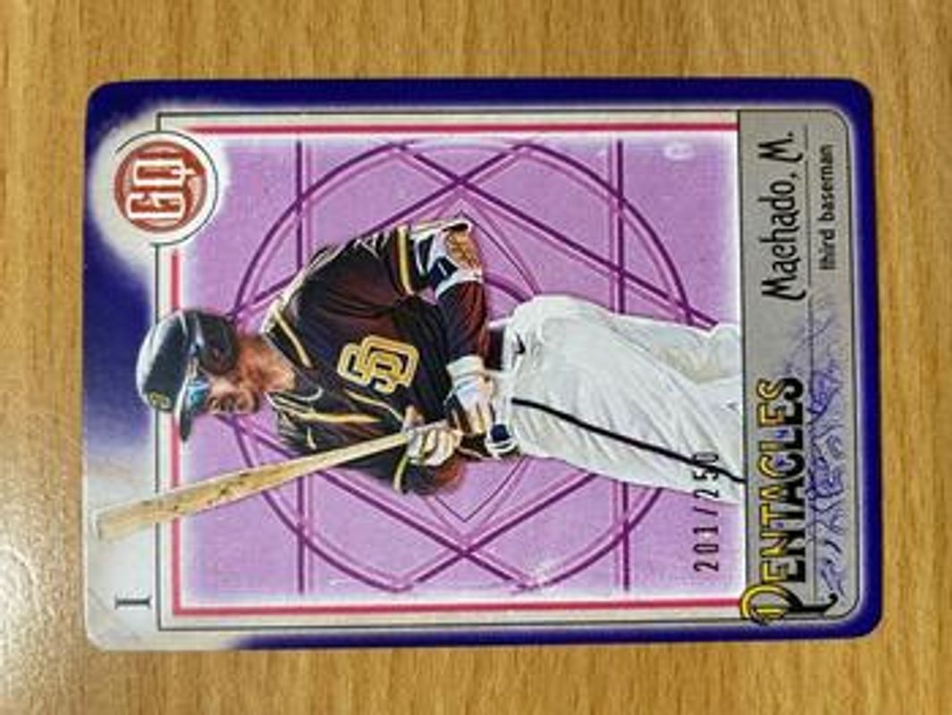 Manny Machado 2021 Topps Gypsy Queen #TOD-20 Tarot of the Diamond - Indigo /250 RAW