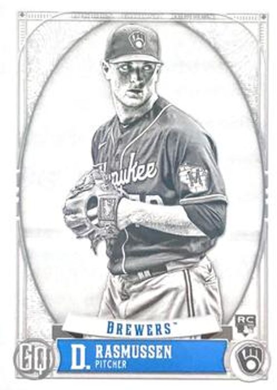 Drew Rasmussen 2021 Topps Gypsy Queen #130 Black & White /50 Rookie RAW