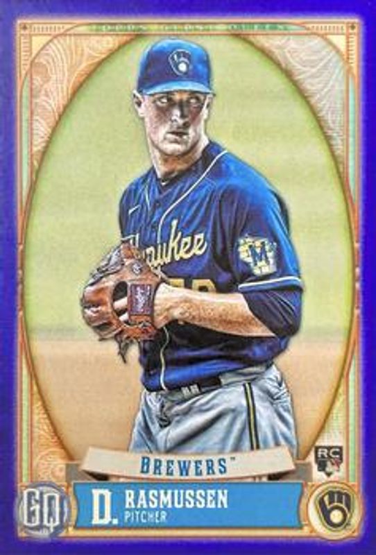 Drew Rasmussen 2021 Topps Gypsy Queen #130 Indigo /250 Rookie RAW